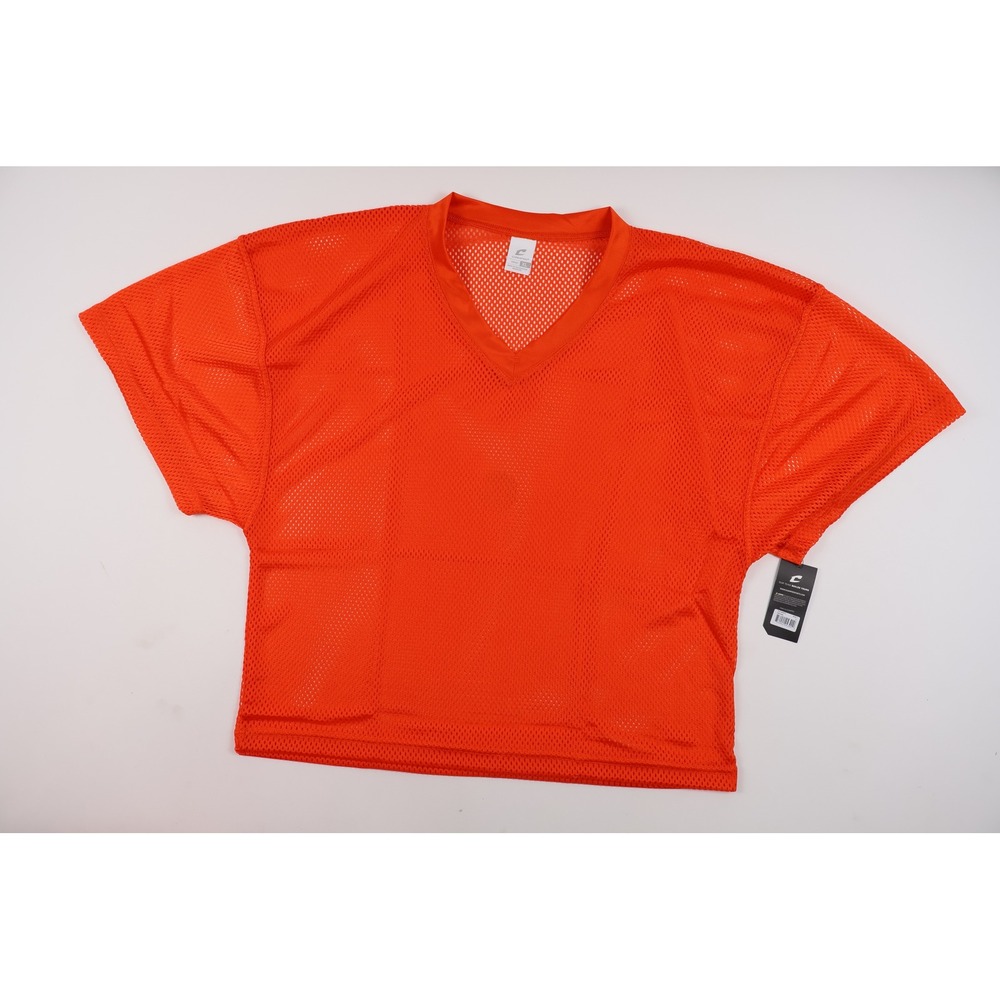 Champro Football Jersey Practice Shirt Orange Solid XL NWT